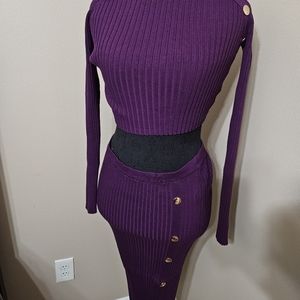 Women's 2 piece sweater dress